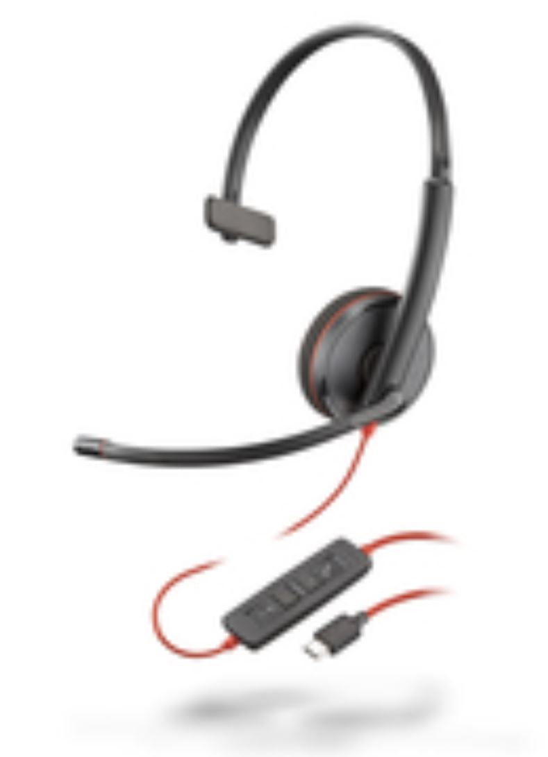 HP Poly Blackwire C3210 USB-C/ A Mono HP Poly Blackwire C3210 USB-C/ A Mono